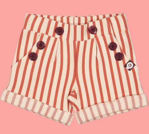 Bild 4funkyFlavours Shorts / Hose Fall In Love red Stripes #5002