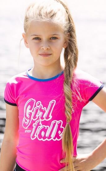 B.Nosy T-Shirt Girl Talk pink #5434 Mdchenkleidung Sommer 2020