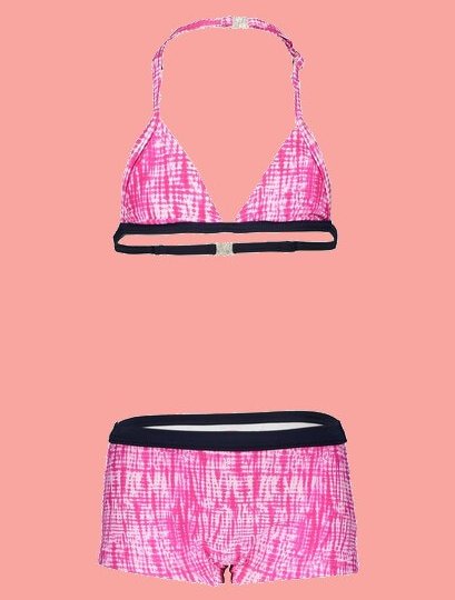 Bild B.Nosy Bikini Beetroot tie dye pink #5015