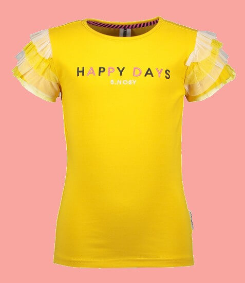Bild B.Nosy T-Shirt Happy Days yellow #5470