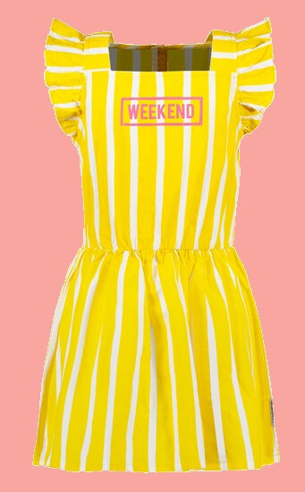 Bild B.Nosy Kleid Weekend stripes yellow #5871