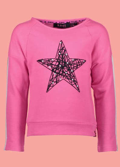 Bild B.Nosy Shirt Star pink #5381