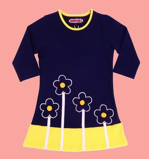Bild Happy Nr.1 Kleid Flowers darkblue #107