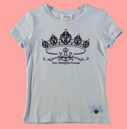 Bild Le Chic T-Shirt Crown powder blue #5400