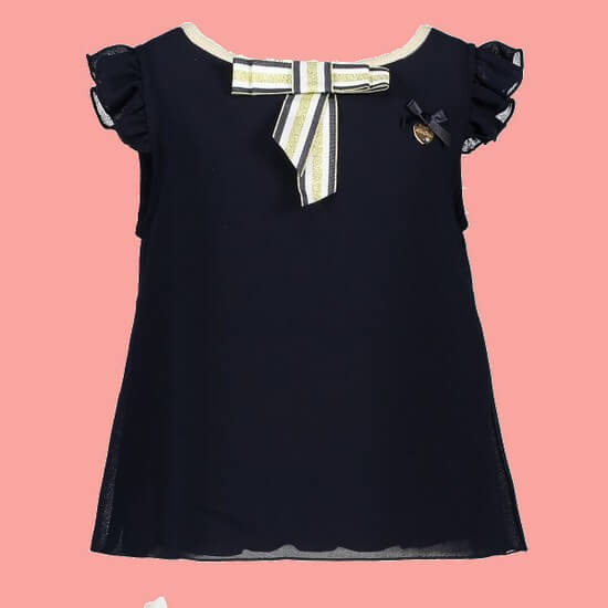 Bild Le Chic Top / T-Shirt Fancy Voile blue navy #5102