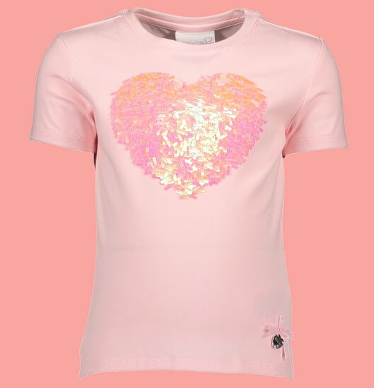 Bild Le Chic T-Shirt Heart Pink Crystal #5431