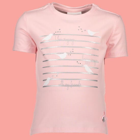 Bild Le Chic T-Shirt Birds Pink Crystal #5432