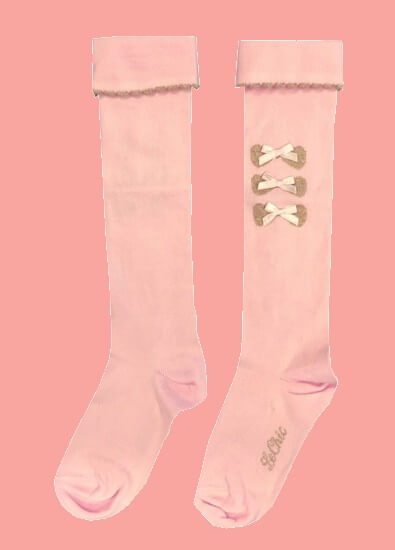 Bild Le Chic Strmpfe Bows pink #5905
