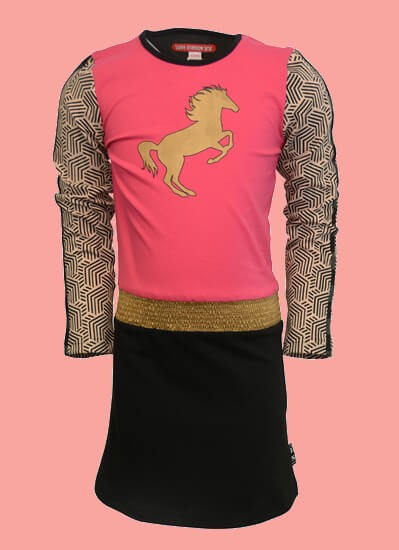 Bild LoveStation22 Kleid Lieselot golden Horse #755