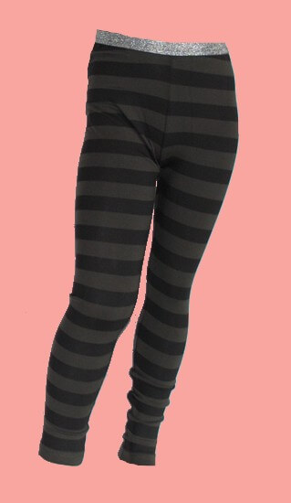 Bild LoveStation22 Leggings Stripes grey-black #9113