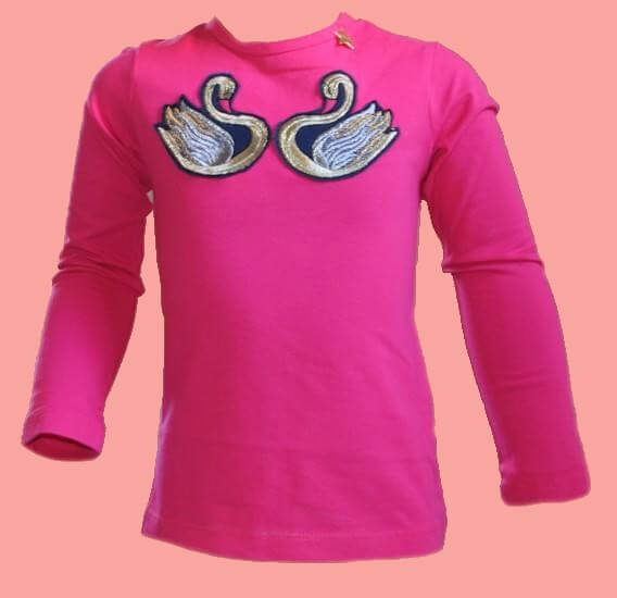 Bild Mim-Pi Shirt Schwan pink #103