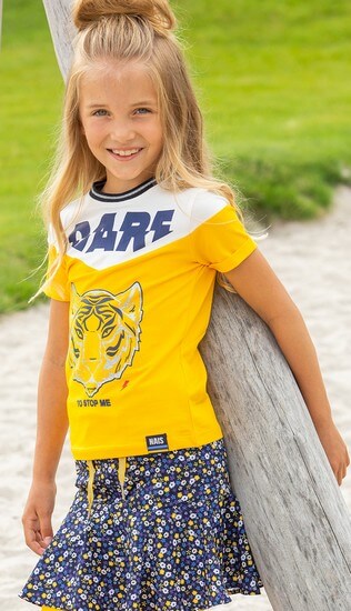 Kindermode Nais Sommer 2022 Nais T-Shirt India Dare yellow #012