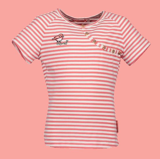 Bild Nono T-Shirt Kevas dyed-striped raspberry #5402 