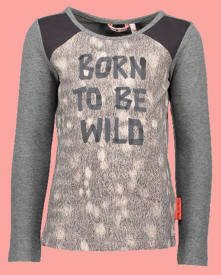 Bild Nono Shirt Kus Born to be wild dark grey melee #5412