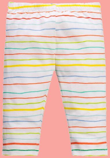 Bild Oilily Leggings Tappy Rainbow striped white #A282