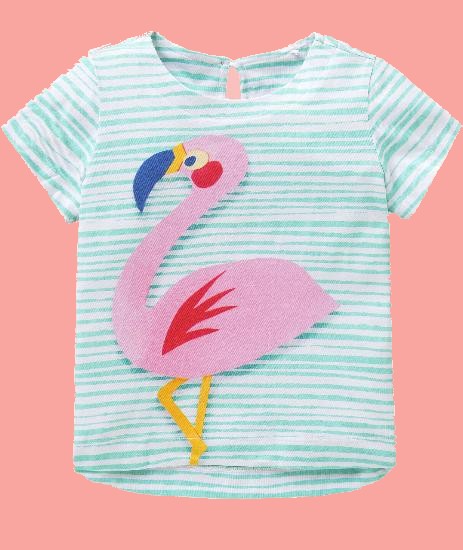 Bild Oilily T-Shirt Taliz Flamingo aqua stripe #203