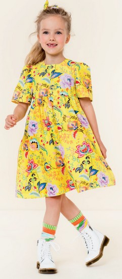 Oilily Sommer 2020 Kleid Downtown yellow #209