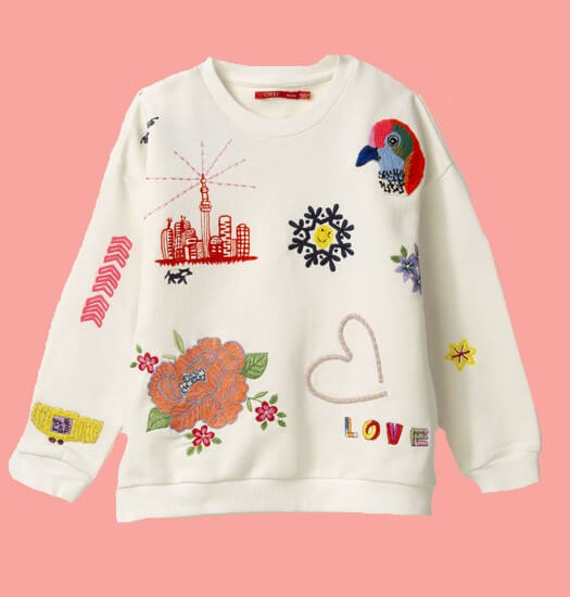 Bild Oilily Pullover Heritage Story offwhite #208