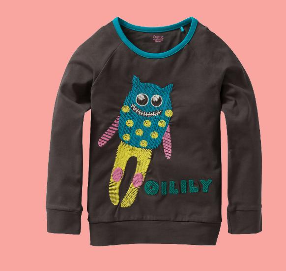 Bild Oilily Shirt friendly monsters brown #216