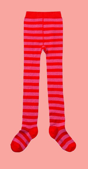 Bild Oilily Strumpfhose Mehdi stripe red-pink #213